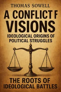 Cover of 'A conflict of visions ideological origins of political struggles'