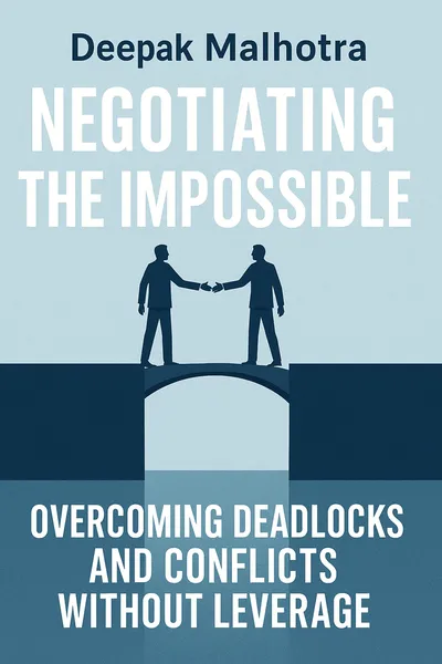 Cover of 'Negotiating the impossible'