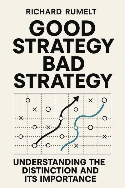 Cover of 'Good strategy bad strategy'