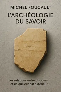 Couverture de 'Larcheologie du savoir'