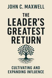 Cover of 'The leaders greatest return'
