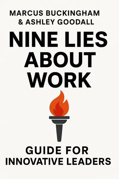 Cover of 'Nine lies about work'