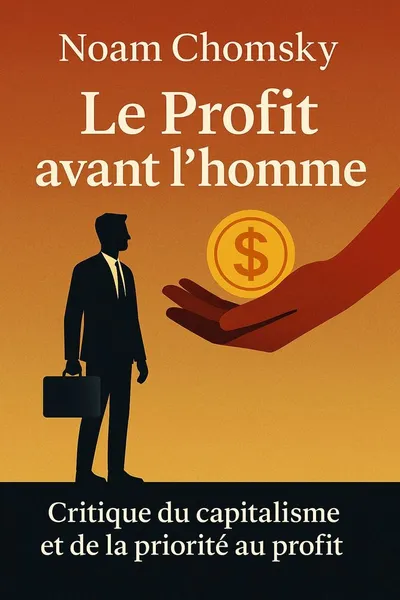 Couverture de 'Le profit avant lhomme'