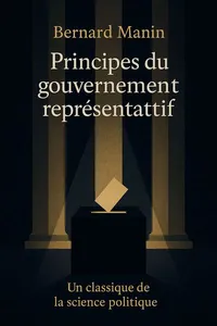 Couverture de 'Principes du gouvernement representatif'