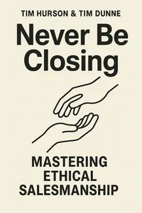 Cover of 'Never be closing'