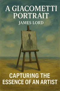 Cover of 'A giacometti portrait'
