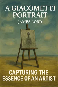 Cover of 'A giacometti portrait'