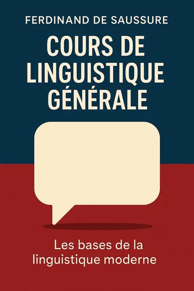 Couverture de 'Cours de linguistique generale'