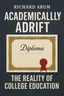 Cover of 'Academically adrift'