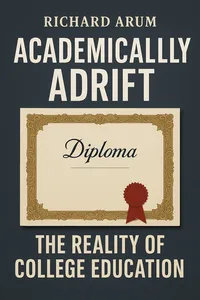 Cover of 'Academically adrift'