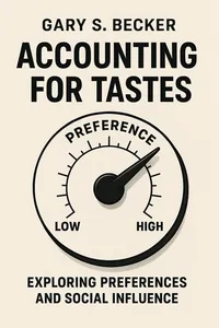 Cover of 'Accounting for tastes'