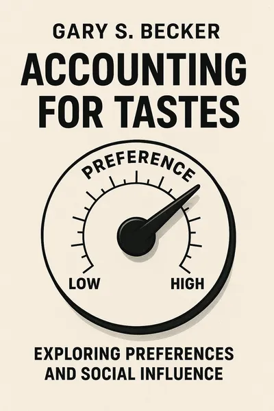 Cover of 'Accounting for tastes'