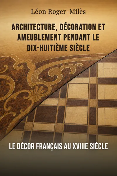 Architecture, décoration et ameublement pendant le dix-huitième siècle