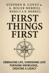 Cover of 'First things first'