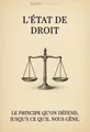 Couverture de 'Letat de droit'
