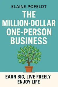 Cover of 'The million dollar one person business'