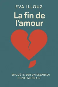 Couverture de 'La fin de lamour'