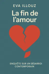 Couverture de 'La fin de lamour'