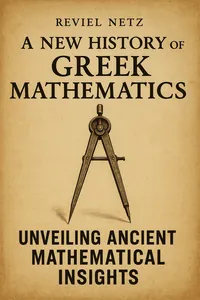 Cover of 'A new history of greek mathematics'
