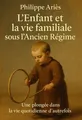 Couverture de 'Lenfant et la vie familiale sous lancien regime'