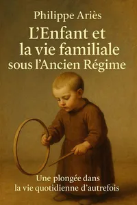 Couverture de 'Lenfant et la vie familiale sous lancien regime'