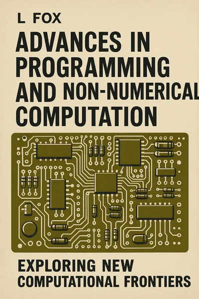Cover of 'Advances in programming and non numerical computation'