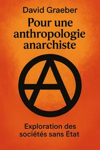 Couverture de 'Pour une anthropologie anarchiste'
