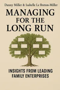 Cover of 'Managing for the long run'