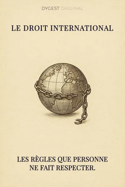 Couverture de 'Le droit international'