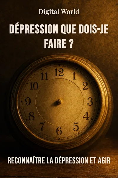 Dépression  Que dois-je faire ?