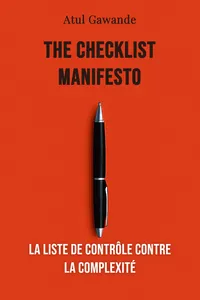 The checklist manifesto