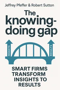 Cover of 'The knowing doing gap'