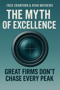 Cover of 'The myth of excellence'