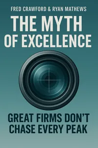 Cover of 'The myth of excellence'