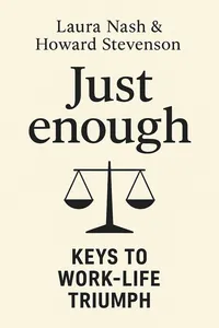 Cover of 'Just enough'