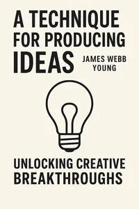 Cover of 'A technique for producing ideas'