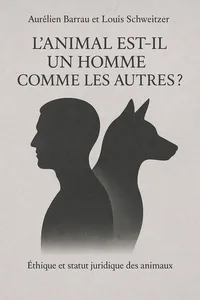 Couverture de 'Lanimal est il un homme comme les autres'