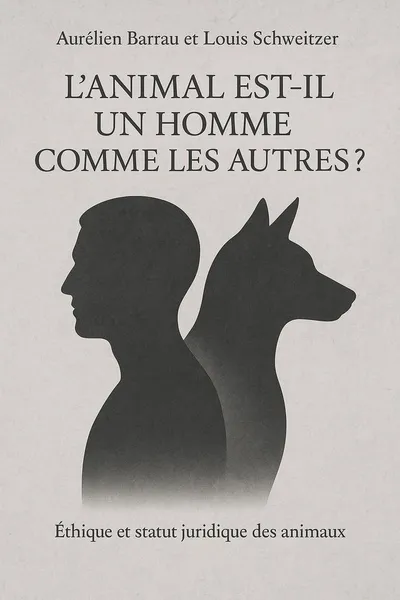 Couverture de 'Lanimal est il un homme comme les autres'