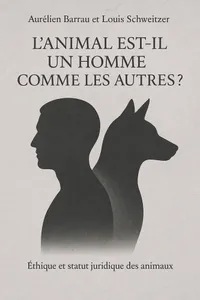 Couverture de 'Lanimal est il un homme comme les autres'