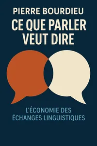Couverture de 'Ce que parler veut dire'