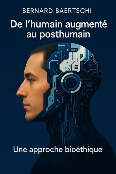 Couverture de 'De lhumain augmente au posthumain'