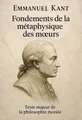 Couverture de 'Fondements de la metaphysique des murs'