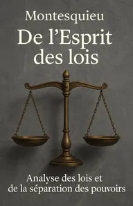 Couverture de 'De lesprit des lois'