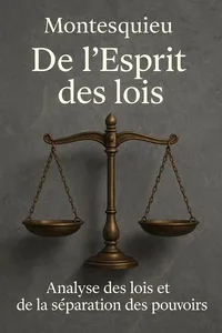 Couverture de 'De lesprit des lois'