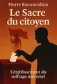Couverture de 'Le sacre du citoyen'