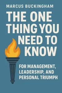 Cover of 'The one thing you need to know'