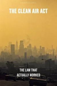 Cover of 'The clean air act'