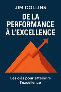 Couverture de 'De la performance a lexcellence'