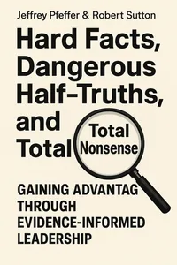 Cover of 'Hard facts dangerous half truths and total nonsense'