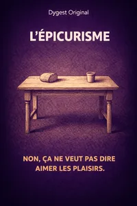 Couverture de 'Lepicurisme'